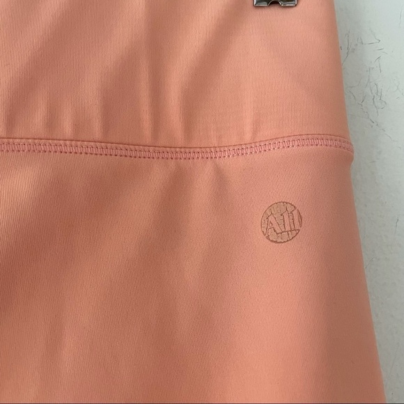 All Access Center Stage Cropped Stretch Leggings in Peach Small - Picture 8 of 9